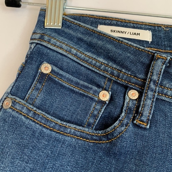 Jack and Jones Blue Skinny Liam Jeans - Picture 3 of 12